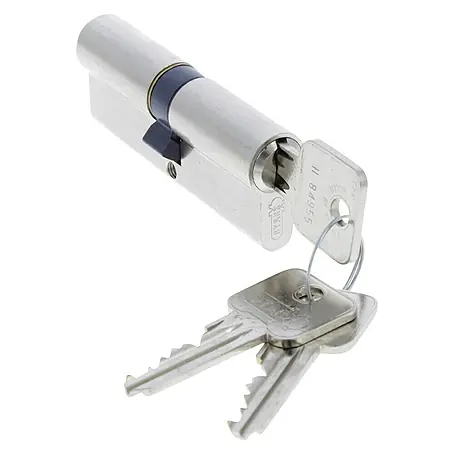 Starx  Profielcilinder verlengd 1 x vernikkeld 40/40 mm