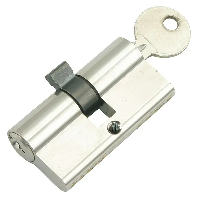 Starx Profielcilinder 1 x vernikkeld 60 mm - Aantal sleutels: 3 st. - Diagonaal zicht