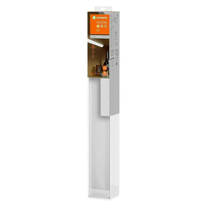 Ledvance Led-onderbouwverlichting Cabinet Corner - 7,5 W, Lengte: 55 cm, Warm wit - Diagonaal zicht