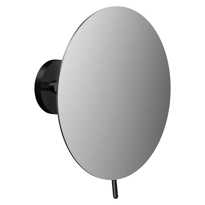 Kosmetikspiegel Tours 2.0 - Vergrößerung: 3-fach, Durchmesser: 20 cm, Schwarz - Diagonale Ansicht