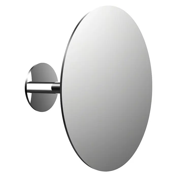 Kosmetikspiegel Dinan 2.0 - Vergrößerung: 7-fach, Durchmesser: 20 cm, Chrom - Diagonale Ansicht