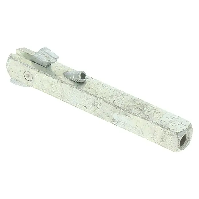 Ami Wisselstift kantelaar, verzinkt 8 x 60 mm - Staal, Verzinkt - Diagonaal zicht