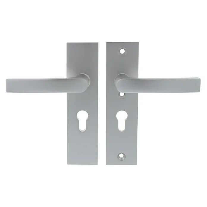 Starx Deurbeslag krukgarnituur Kortschild PC55 - Beveiligings-deurbeslagset, Aluminium - Vooraanzicht