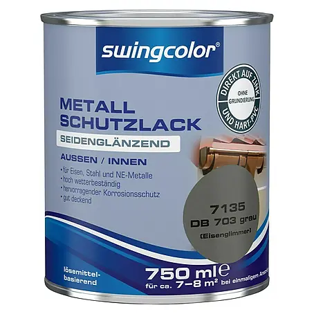 swingcolor  Metall-Schutzlack RAL 7135