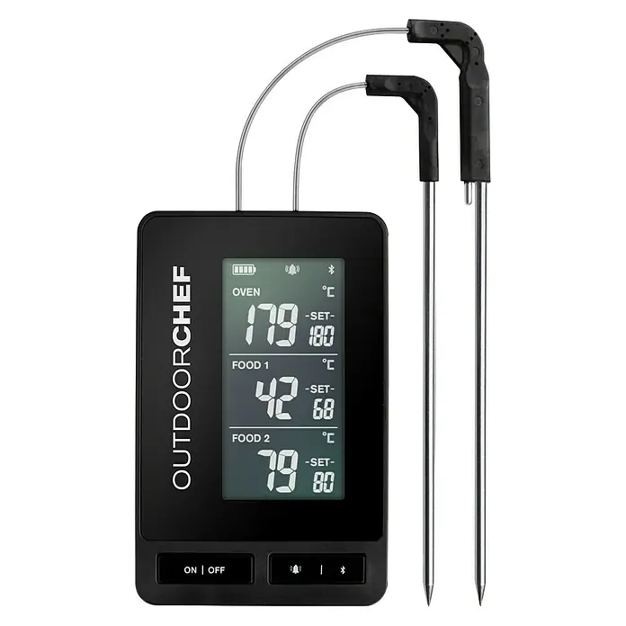 Outdoorchef Grill-Thermometer Gourmet Check Pro - Batteriebetrieben - Ansicht von oben