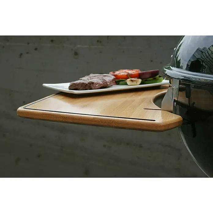 Outdoorchef Seitentisch Bambus 480 - Bambus, Passend für: Outdoorchef Kugelgrills  Ø 48 cm - Detailaufnahme