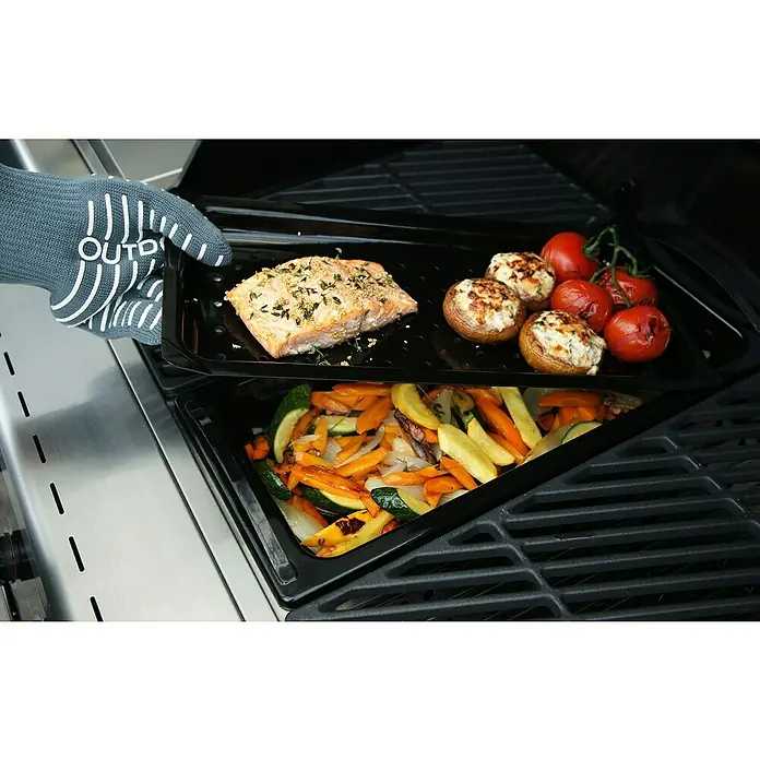 Outdoorchef Grillrost-Set DGS - Stahl, Porzellanemailliert, 2 -tlg. - Detailaufnahme