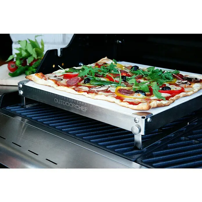 Outdoorchef Pizzastein DGS - Kunststein, L x B x H: 37 x 37 x 6 cm - Stimmungsaufnahme