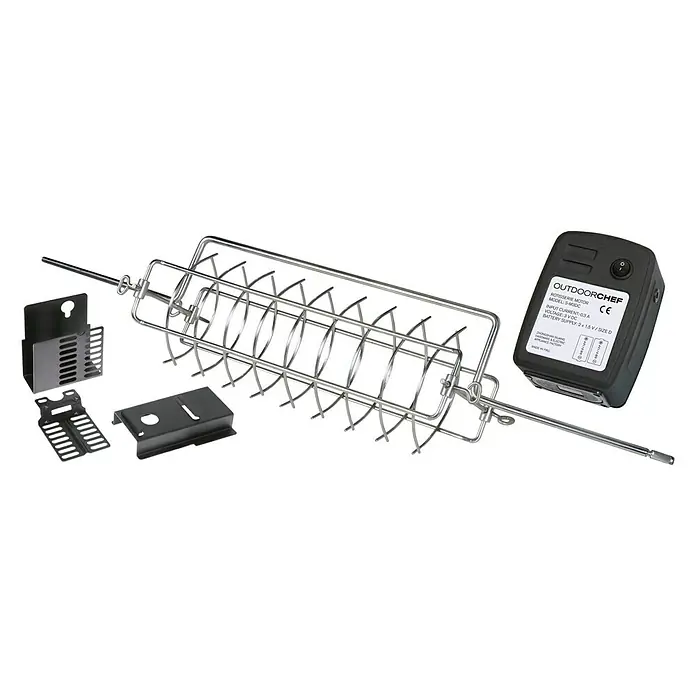 Outdoorchef Grillkorb Set DGS - Edelstahl - Diagonale Ansicht