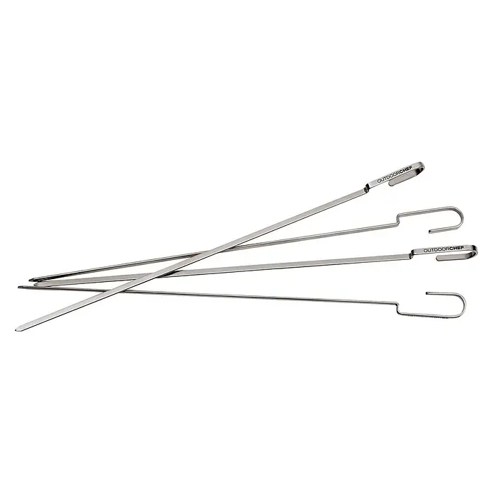 Outdoorchef Grillspieße - Länge: 40 cm, Edelstahl - Linke Seitenansicht