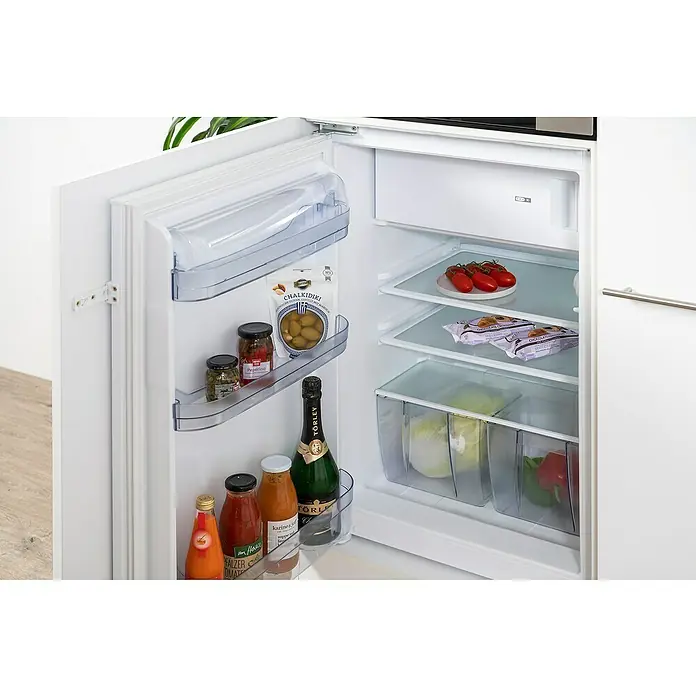 Respekta Premium Küchenzeile RP270HEGBO - Breite: 270 cm, Mit Elektrogeräten, Grau Hochglanz - Stimmungsaufnahme