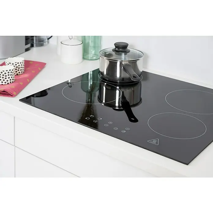 Respekta Premium Küchenzeile Black Steel - Breite: 280 cm, Mit Elektrogeräten, Weiß - Detailaufnahme