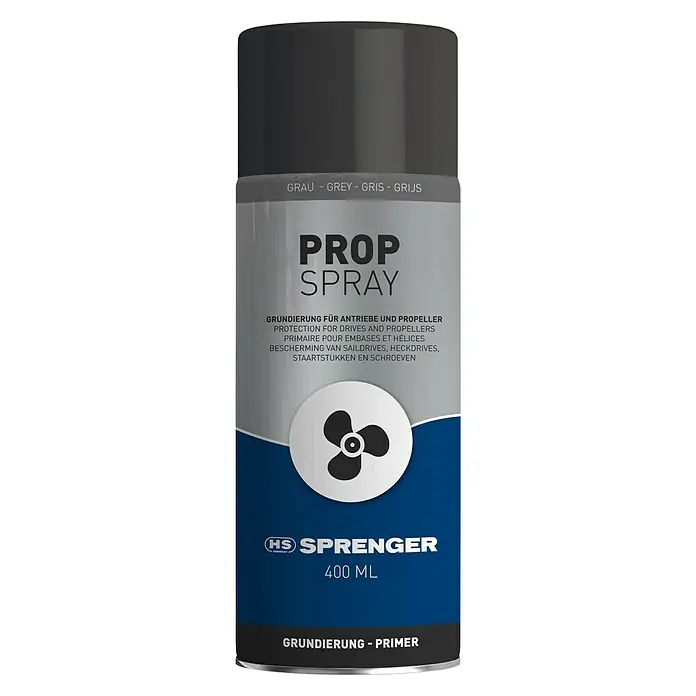 Sprenger Unterwasser-Primer Prop Spray - 400 ml, Grau - Vorderansicht