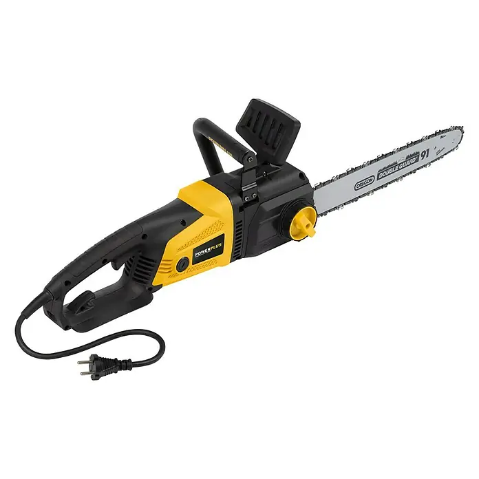 PowerPlus Motosierra eléctrica POWXG1009 - 2,4 kW, Longitud de cuchilla: 40 cm - Vista angular