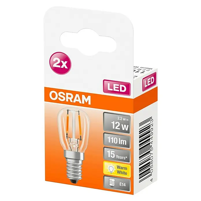 Osram LED žarulja - E14, 2,2 W, T26, 110 lm - Dijagonalni pogled