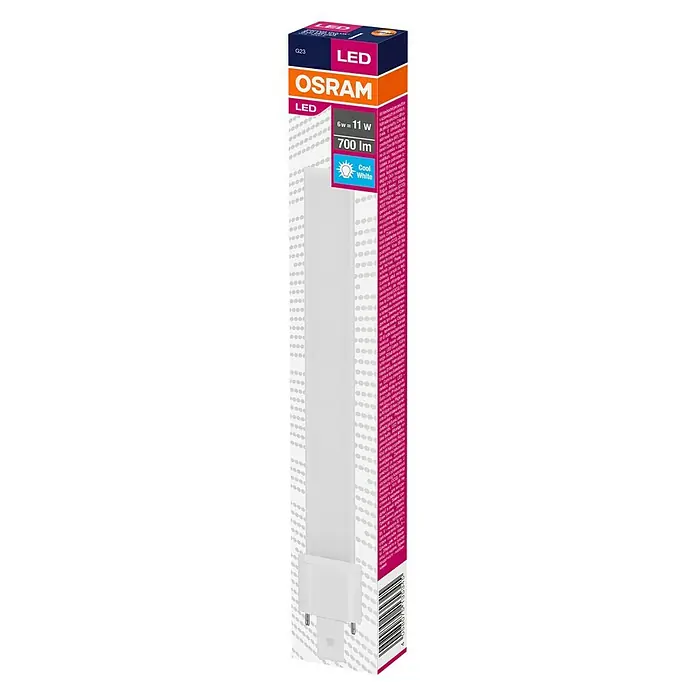 Osram Dulux S Ledlamp - 6 W, 700 lm - Diagonaal zicht