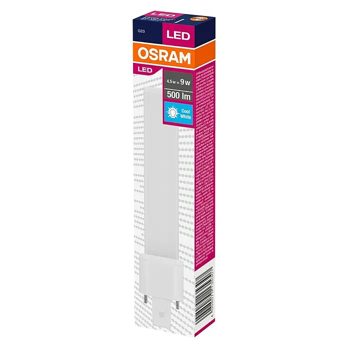 Osram Dulux S Ledlamp - 4,5 W, 500 lm - Diagonaal zicht