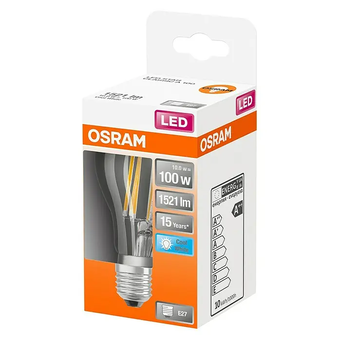 Osram Star LED žarulja - E27, 10 W, A60, 1.521 lm - Dijagonalni pogled