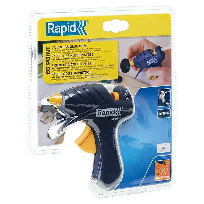 Rapid Pistola termoencoladora EG Point - Diámetro cartucho de cola: 7 mm, 80 W - Vista frontal
