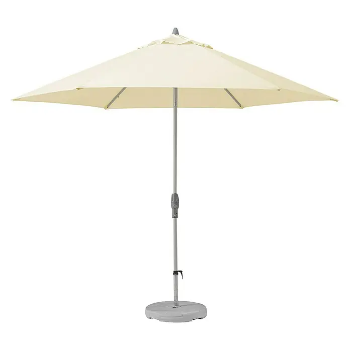 Glatz Suncomfort Sonnenschirm Shell-Turn - Ecru, Durchmesser: 300 cm - Vorderansicht