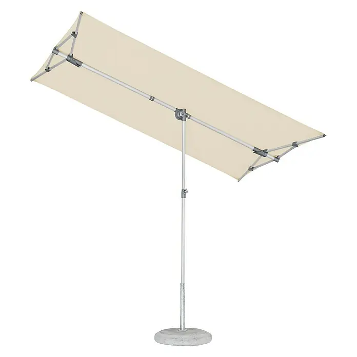 Suncomfort Sonnenschirm FLEX ROOF - Natur, L x B: 210 x 150 cm - Diagonale Ansicht
