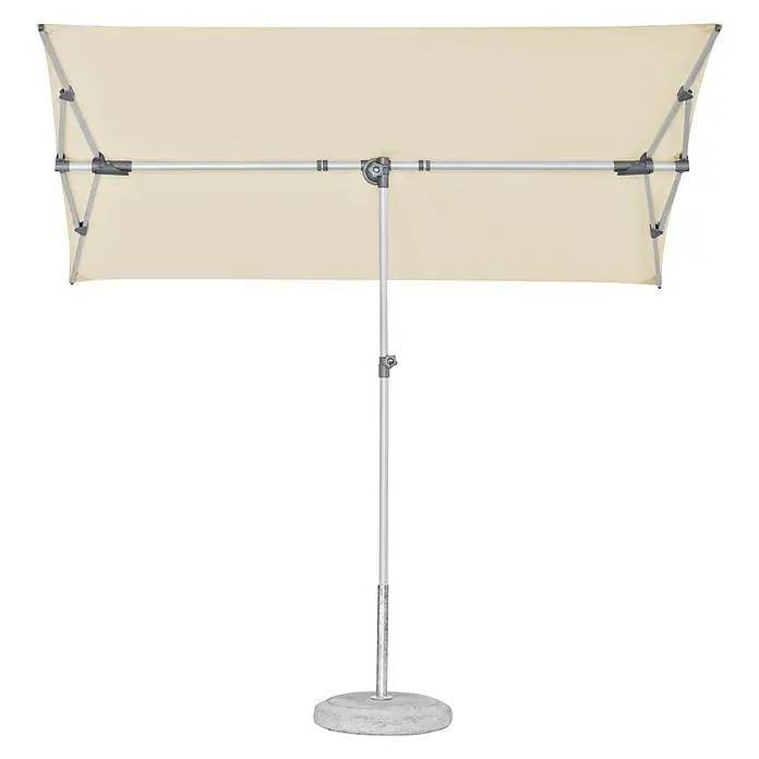 Suncomfort Sonnenschirm FLEX ROOF - Natur, L x B: 210 x 150 cm - Rückansicht