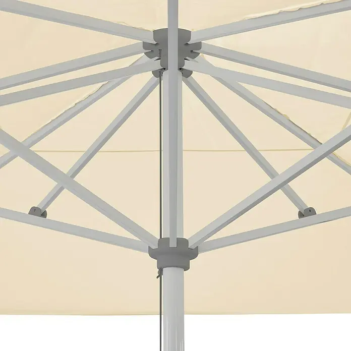 Glatz Sonnenschirm Promo Lift - L x B: 350 x 350 cm, Ecru - Detailaufnahme