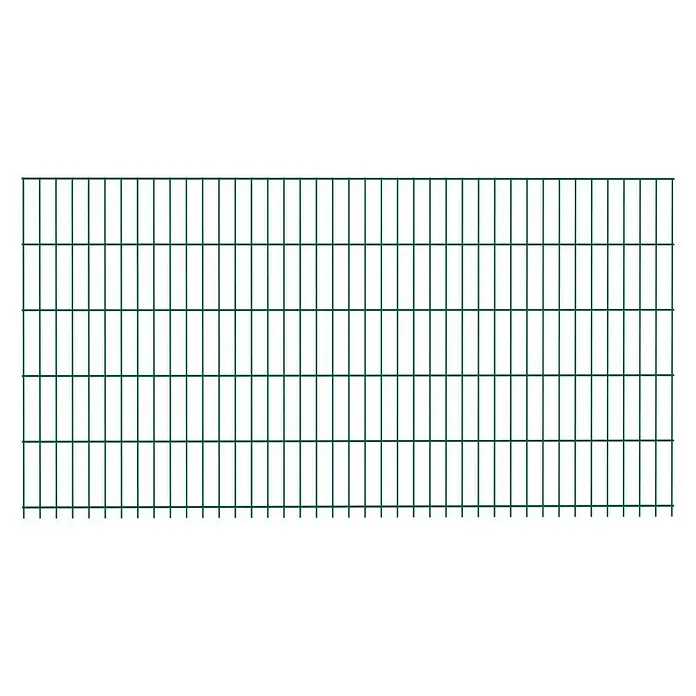 Mattenzaun Small - 200 x 123 cm, Grün - Vorderansicht