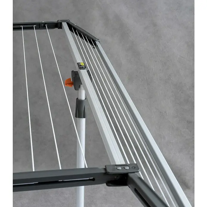 Juwel Wäscheständer Swing 200 - Länge Wäscheleine: 20 m, Obsidiangrau - Detailaufnahme