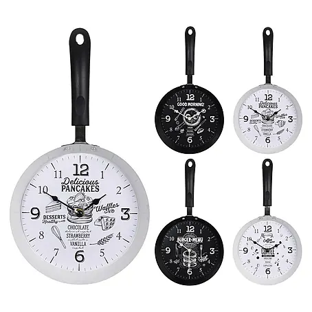 Reloj de pared redondo Delicious Pancakes