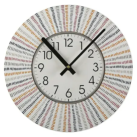 Reloj de pared redondo Corduroy