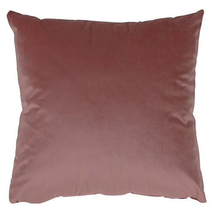 Cojín Velvet - Rosa, 60 x 60 cm, 100% poliéster - Vista frontal