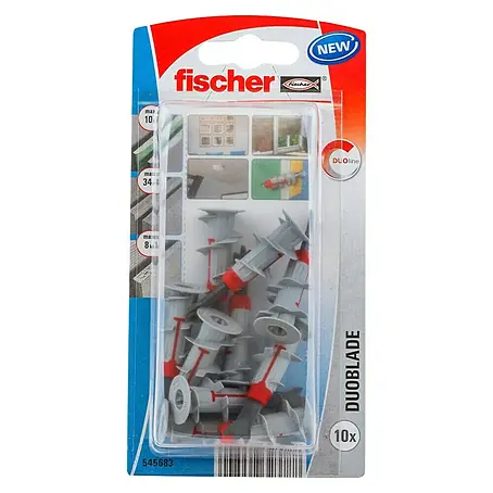 Fischer Duoblade Set de tacos para cartón yeso K NV