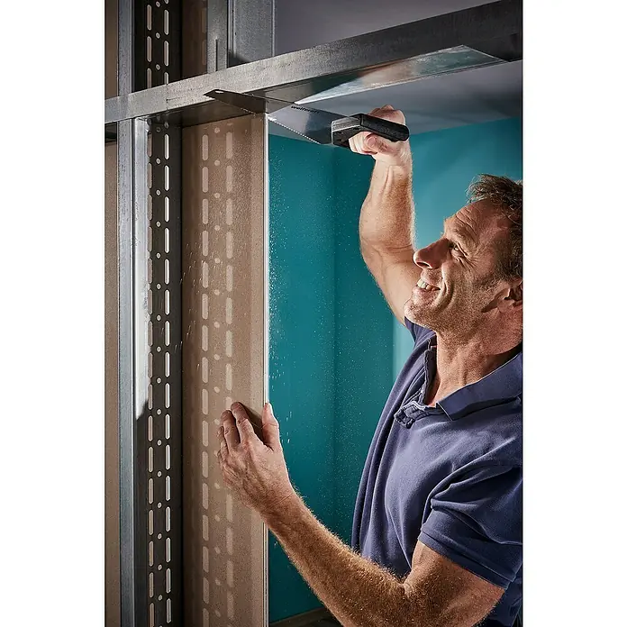 Wolfcraft Sierra de mano 4024000 - Longitud de hoja: 350 mm - Producto en uso