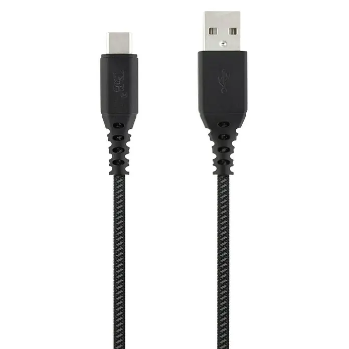T'nB Cable de carga USB - Negro, 1,5 m, Clavija USB C - Primer plano