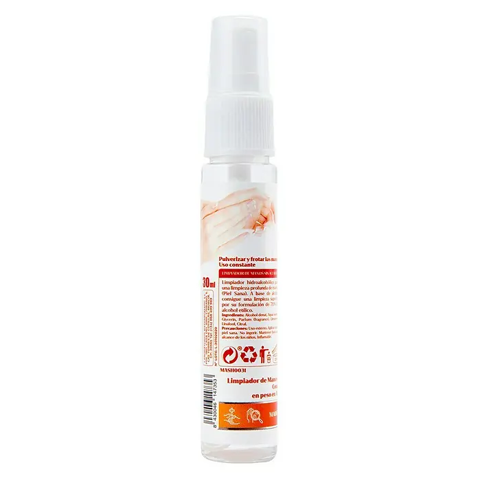 Desinfectante hidroalcohólico aroma Infantil - 30 ml - Vista frontal