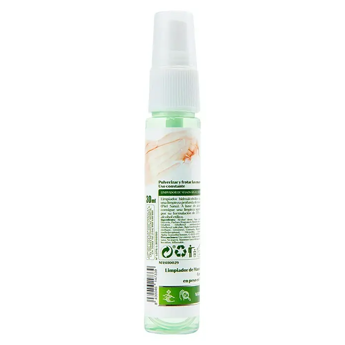 Desinfectante hidroalcohólico aroma Hombre - 30 ml - Vista frontal