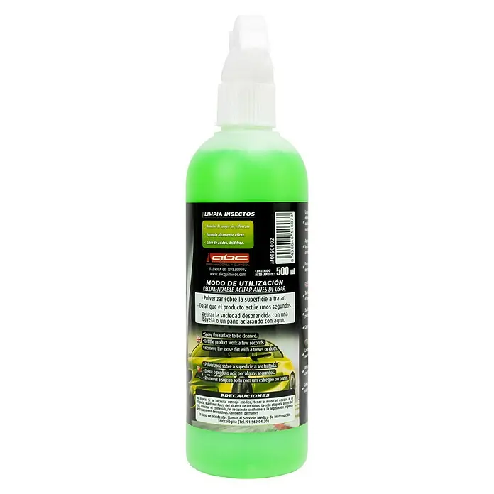 Eliminador de insectos y resinas de árboles MOT50002 - 500 ml - Vista frontal