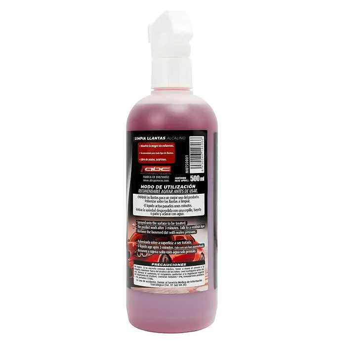 Limpiador de llantas MOT50001 - 500 ml - Vista frontal
