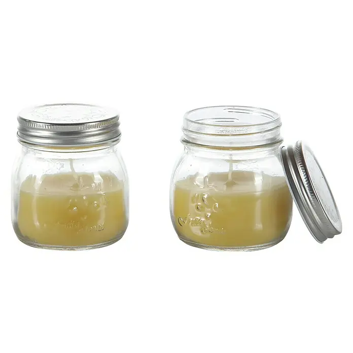 Duftkerze Citronella Potty im Glas - Ø x H: 8 x 9 cm - Vorderansicht