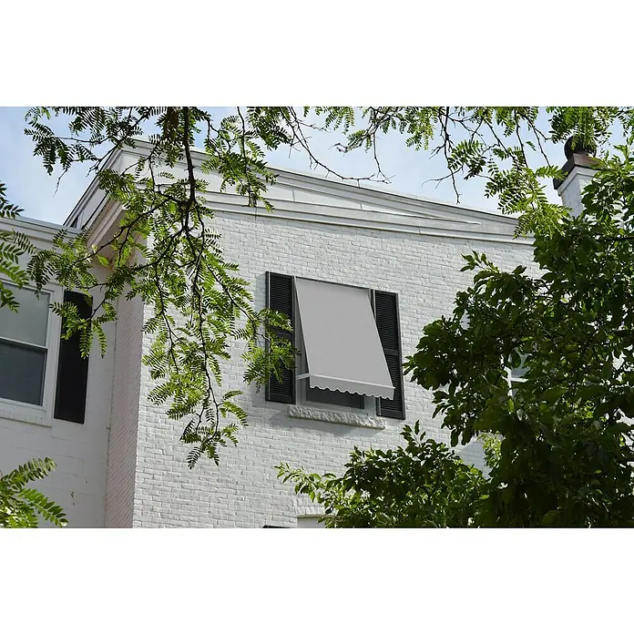 SmartSun Toldo ventana Essential - Gris, Ancho: 1,2 m, Caída: 1,2 m - Foto ambiente