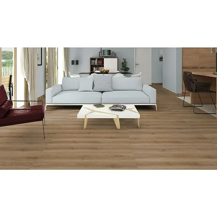 Tarkett Suelo de vinilo Starfloor click Ultimate 30 Roble Vermont - 1.213 x 178 x 5 mm, Efecto madera - Foto ambiente