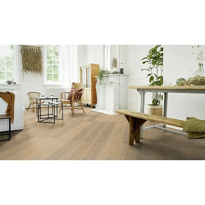 Tarkett Suelo de vinilo Starfloor click Ultimate 30 Roble Liguria - 1.213 x 178 x 5 mm, Efecto madera - Foto ambiente