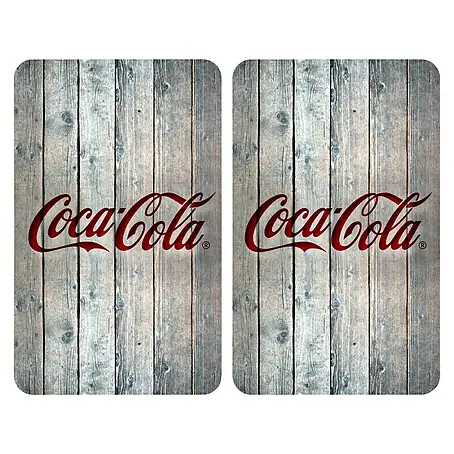 Wenko  Placa de protección de vidrio Coca-Cola Wood