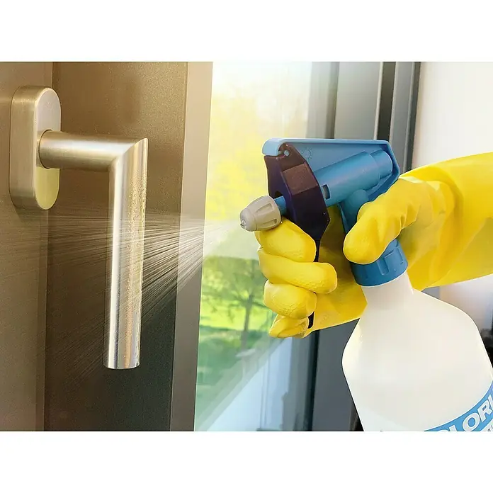 Gloria Feinsprüher Clean Master EXTREME EX 10 - Füllmenge: 1 l, Geeignet für: Desinfektionsmittel - Anwendungsbeispiel