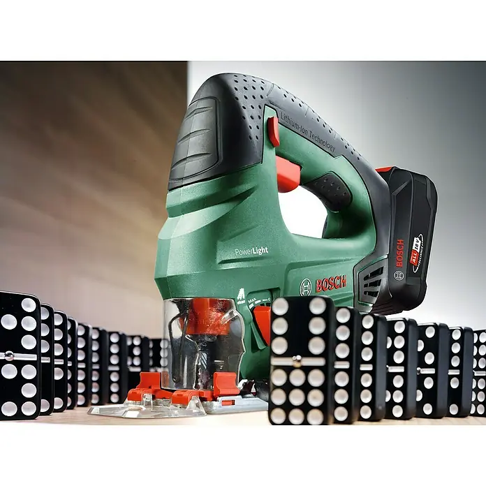 Bosch 18 V Power for All Sierra de calar de batería PST18Li 18V-Li - 18 V, Iones de litio, Sin batería, Número de carreras marcha en vacío: 0 - 2.400 carreras/min - Foto ambiente