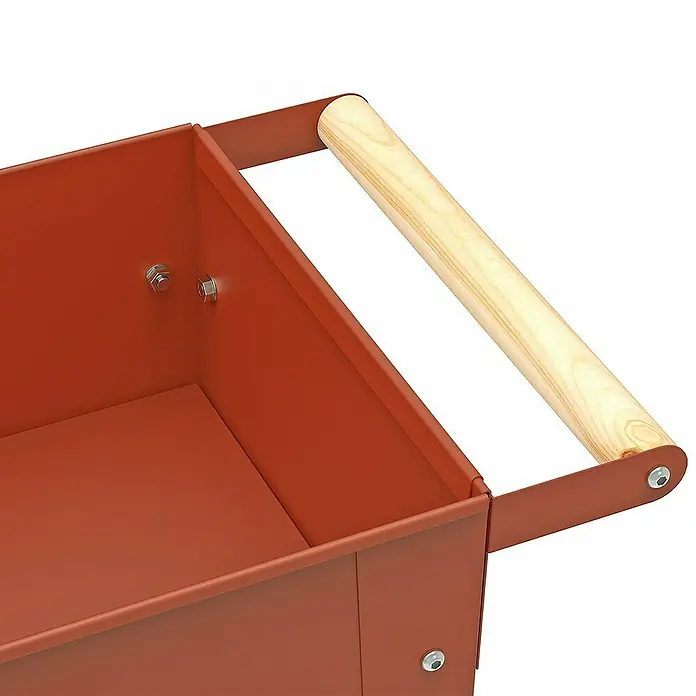 Kräuterhochbeet Urban - L x B x H: 85 x 50 x 80 cm, Rost - Detailaufnahme