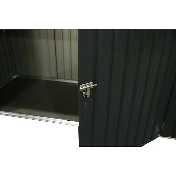 Mülltonnenbox - 100 x 172 x 131 cm, Wandstärke: 0,3 mm, Anthrazit - Detailaufnahme