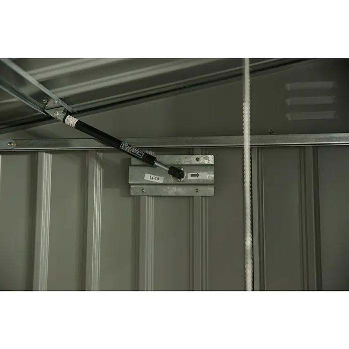 Mülltonnenbox - 100 x 172 x 131 cm, Wandstärke: 0,3 mm, Anthrazit - Detailaufnahme