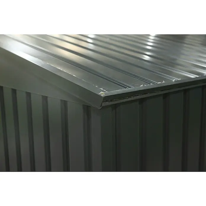 Mülltonnenbox - 100 x 172 x 131 cm, Wandstärke: 0,3 mm, Anthrazit - Detailaufnahme